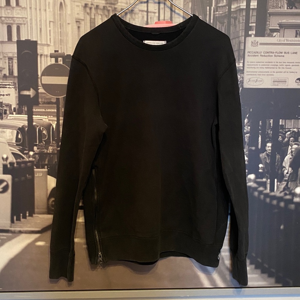 Reigning Champ Black Crew Neck Sweater M